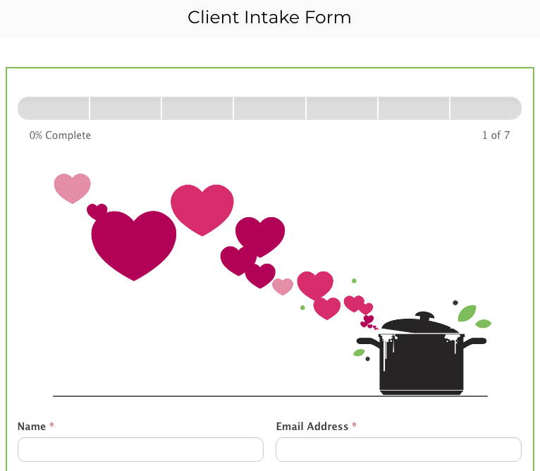 Client Intake Form Preview 1